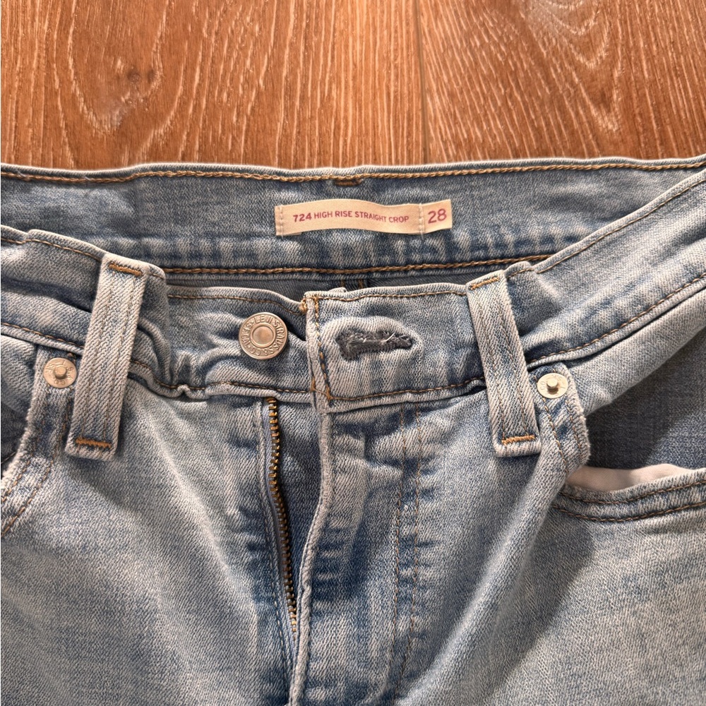 Levi's Light Blue High-Rise Jeans